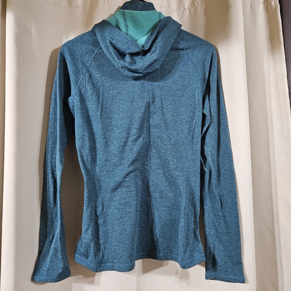 Patagonia Performance BaseLayer Capilene Hooded 1/4 Zip Pullover Womens Large - Picture 3 of 7